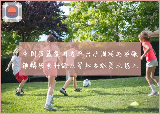 中国男篮集训名单出炉周琦赵睿张镇麟胡明轩徐杰等知名球员未能入选
